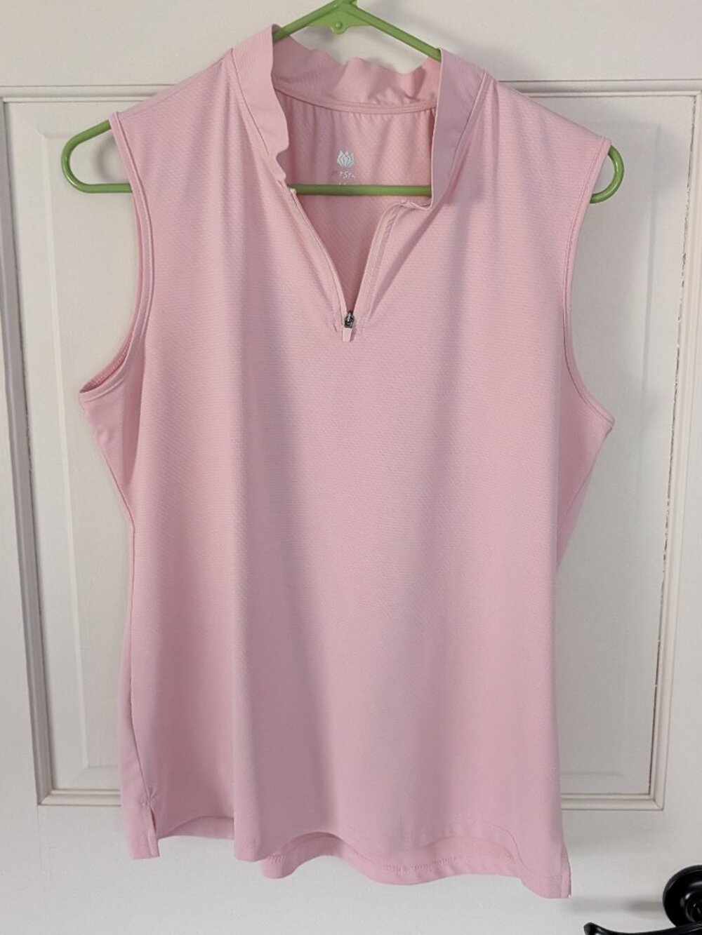 Sports Women Golf Shirts Lightweight Sleeveless Tennis Quick Dry T Shirts Zip Up